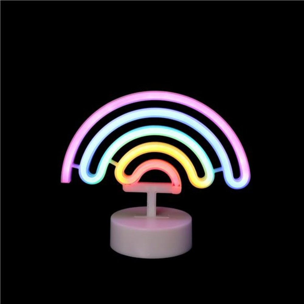 New in Box - Decor Rainbow Light Neon-Style LED Battery Operated Multicolor LED